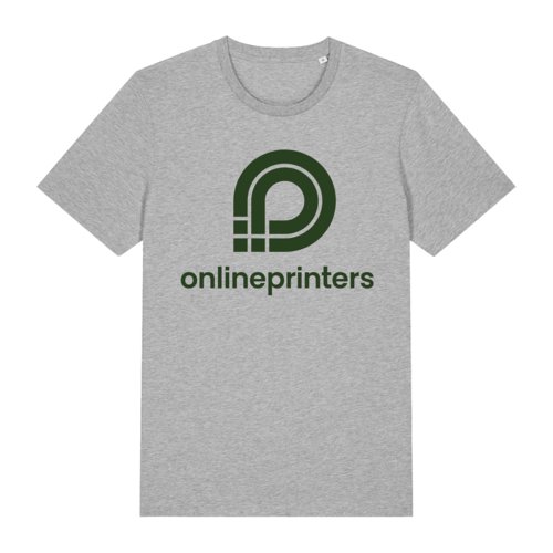 Grmeleret T-shirt af kologisk bomuld i unisex-pasform.