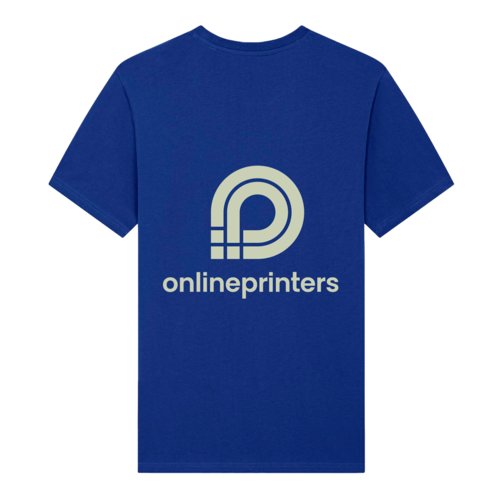 Mrkebl unisex t-shirt i kologisk bomuld med korte rmer.