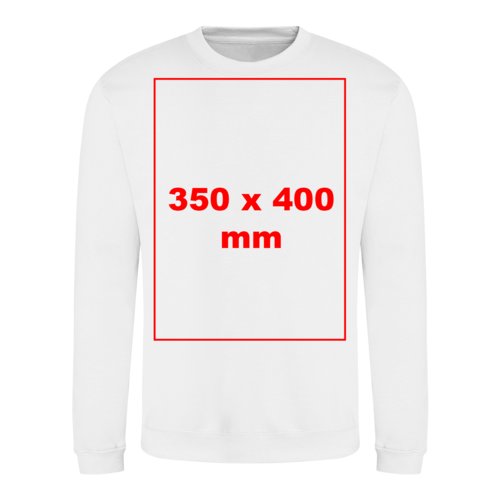 Unisex sweatshirt i stof med lange rmer.