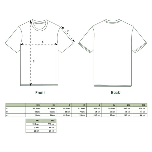 Bomulds T-shirt med korte rmer og rund hals, Unisex.