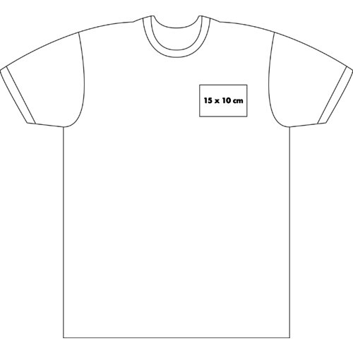 Bomulds T-shirt med korte rmer til mnd.