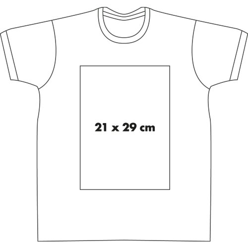 Hvid bomulds T-shirt til mnd med korte rmer og rund halsudskring.