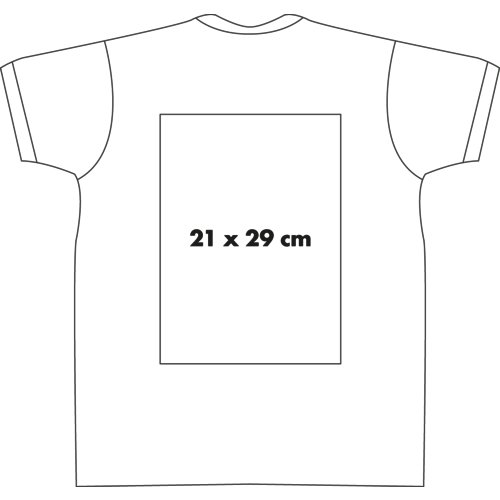 Bomulds-T-shirt til mnd med korte rmer.