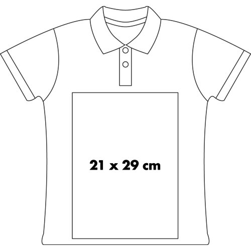 Dame polo shirt i bomuld med kort knapstolpe.