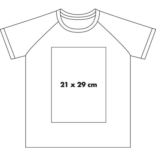 Sporty herre T-shirt lavet af performance materiale med korte rmer.