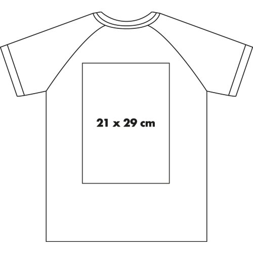 Hvid sports-T-shirt til herrer i funktionelt materiale.