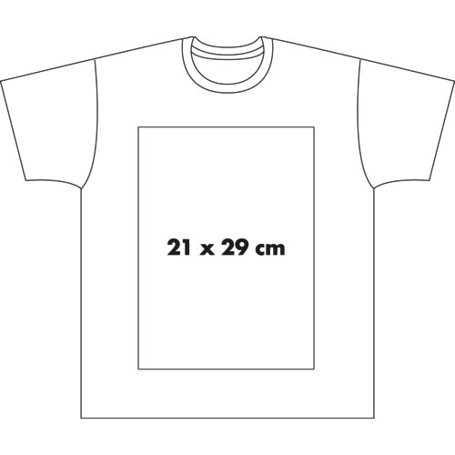 Bomulds-T-shirt til mnd med rund hals og korte rmer.