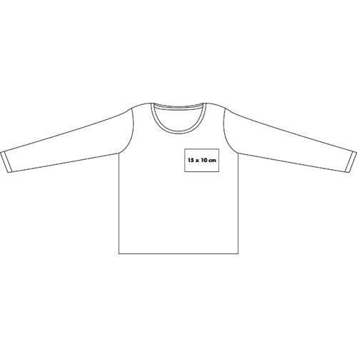 Langrmet T-shirt i bomuld til mnd med rund hals.