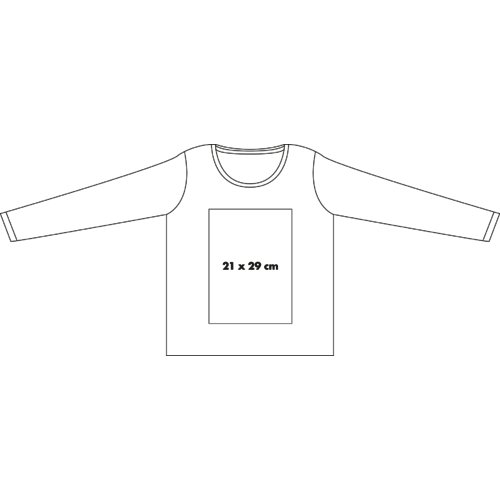 Langrmet T-shirt i bomuld til mnd med rund hals.