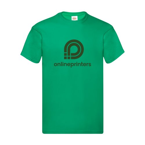 Grn bomulds t-shirt med korte rmer og rund hals.