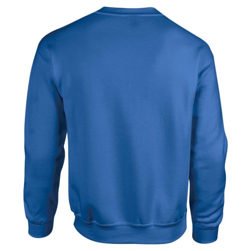 Kongebl herre sweatshirt i bomuldsblanding med rund hals.