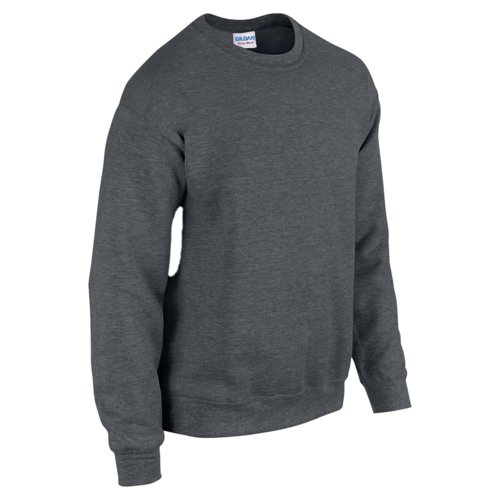 Grmeleret sweatshirt i bomuldsblanding til mnd.