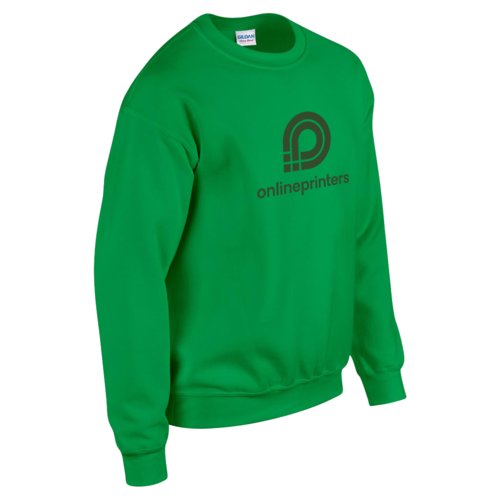 Grn bomuldsblanding sweatshirt til mnd.