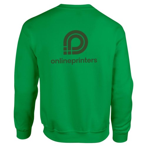 Grn bomuldsblanding sweatshirt til mnd.