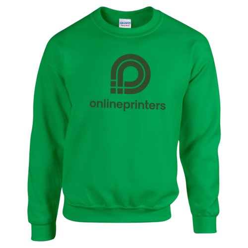 Grn sweatshirt i blandingsmateriale til mnd.