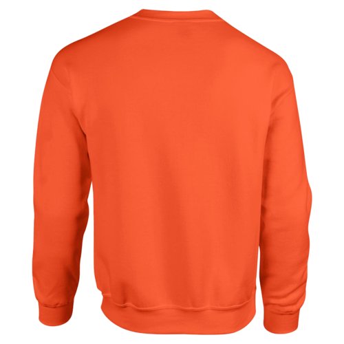 Orange sweatshirt i bomuldsblanding til mnd.