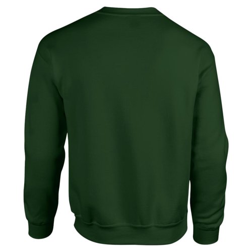 Mrkegrn sweatshirt i bomuldsblanding til mnd.