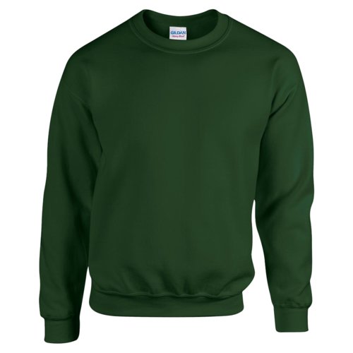 Mrkegrn bomuldsblanding sweatshirt til mnd.