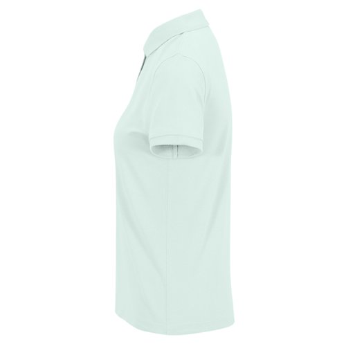 Mintgrn bomulds polo shirt til damer.