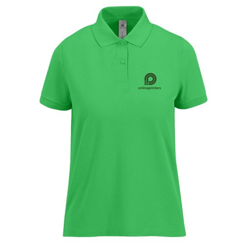 Dame polo shirt i bomuld med korte rmer.