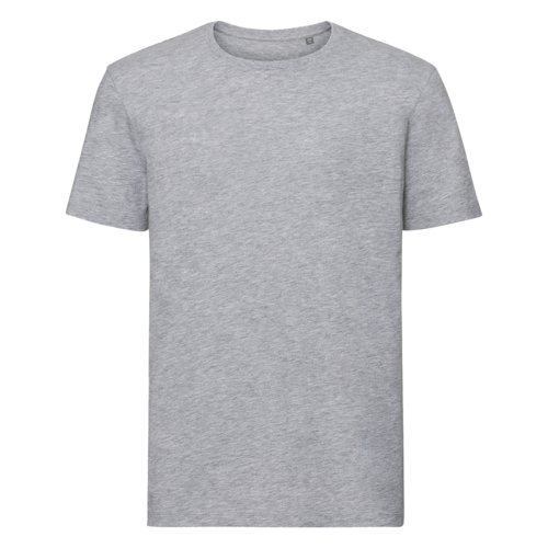 Gr kologisk bomulds T-shirt til mnd med korte rmer.