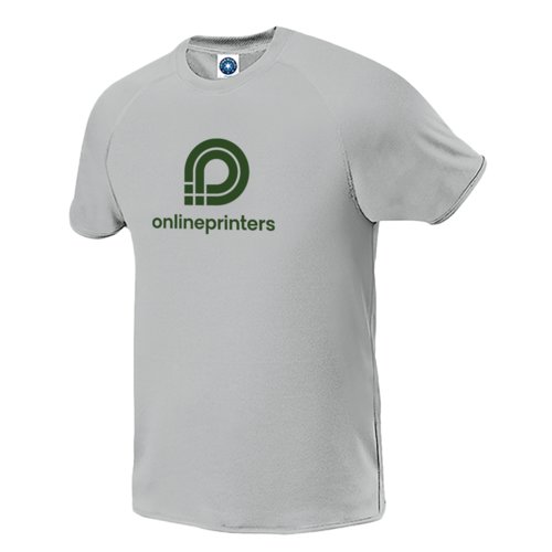 Gr sports-T-shirt til mnd med korte rmer.