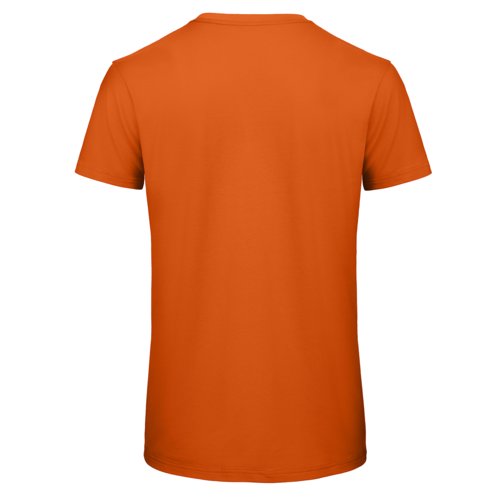 Orange kologisk bomulds T-shirt med korte rmer.