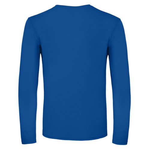 Kongebl bomulds T-shirt med lange rmer til mnd.