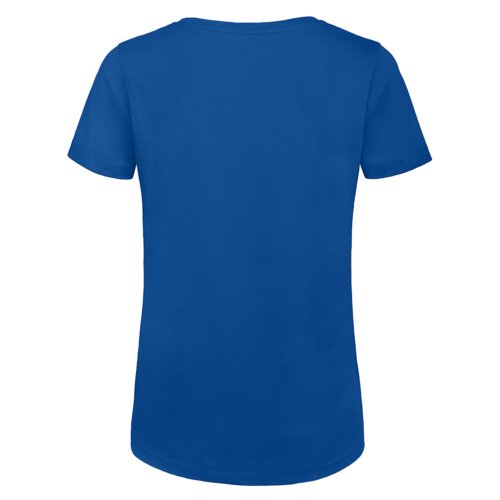 Kongebl dame-T-shirt i kologisk bomuld med korte rmer.