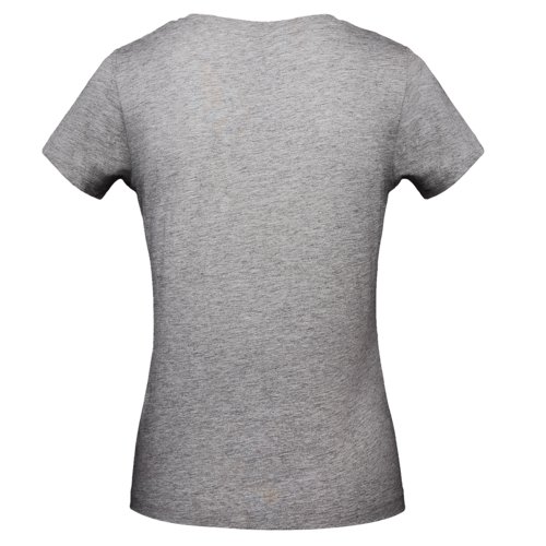 Gr bomulds-T-shirt med korte rmer og lige snit.