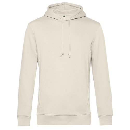 Beige httetrje i bomuldsblanding med htte og snre.