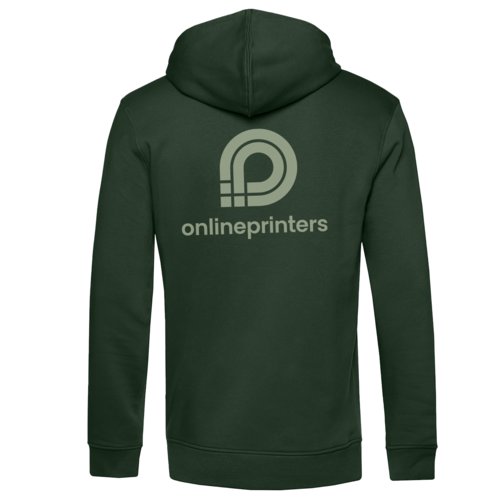 Mrkegrn httetrje i kologisk bomuld og genanvendt polyester.