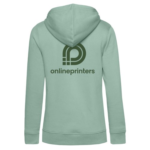 Mintgrn bomuld-polyester httetrje til kvinder med htte.