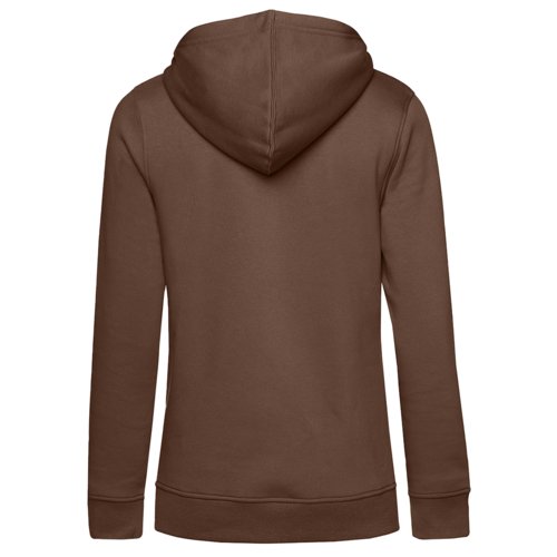 Brun damehttetrje af kologisk bomuld og genanvendt polyester.