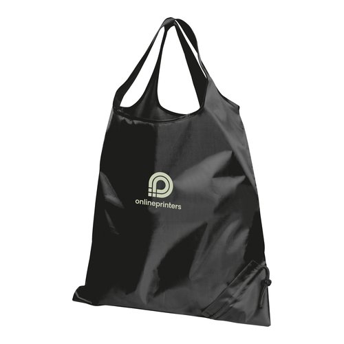 Sort foldbar taske med sn�re.
