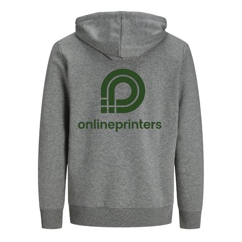 Grmeleret bomuldshttetrje med htte og snre, unisex-pasform.