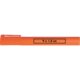 Orange highlighter med beskyttelseshætte.