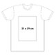Bld bomulds T-shirt med korte rmer og rund hals.