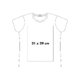 Bomulds T-shirt med korte rmer og rund hals.