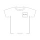 Bld bomulds T-shirt med korte rmer og rund hals.