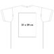 V-hals t-shirt lavet af stof med korte rmer.