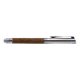 Trfarvet rollerball med metalelementer og htte.