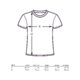 Bomulds T-shirt med korte rmer og rund hals.