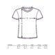 Bomulds-t-shirt med rund hals og korte rmer.