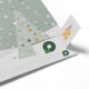 Papir julekalender til at �bne med sm� l�ger.