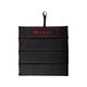 Sort non-woven siddepude med brestrop.