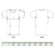 Unisex T-shirt i stof med korte rmer.