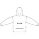 Ensfarvet sweatshirt med htte til mnd.