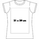 Dame T-shirt lavet af miljvenligt materiale.