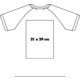Hvid sports-T-shirt til herrer i funktionelt materiale.